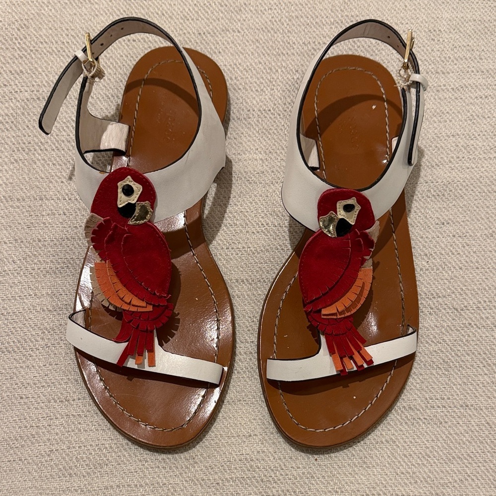 Authentic Kate Spade Parrot Leather Sandals size 8.5